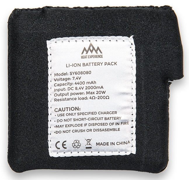 Heat Experience Battery 4400mAh for garments