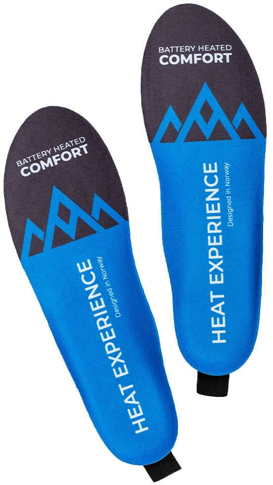 Heat Experience Heated App Insoles M – Värmesulor med Trådlös Laddning Blå EU38–40