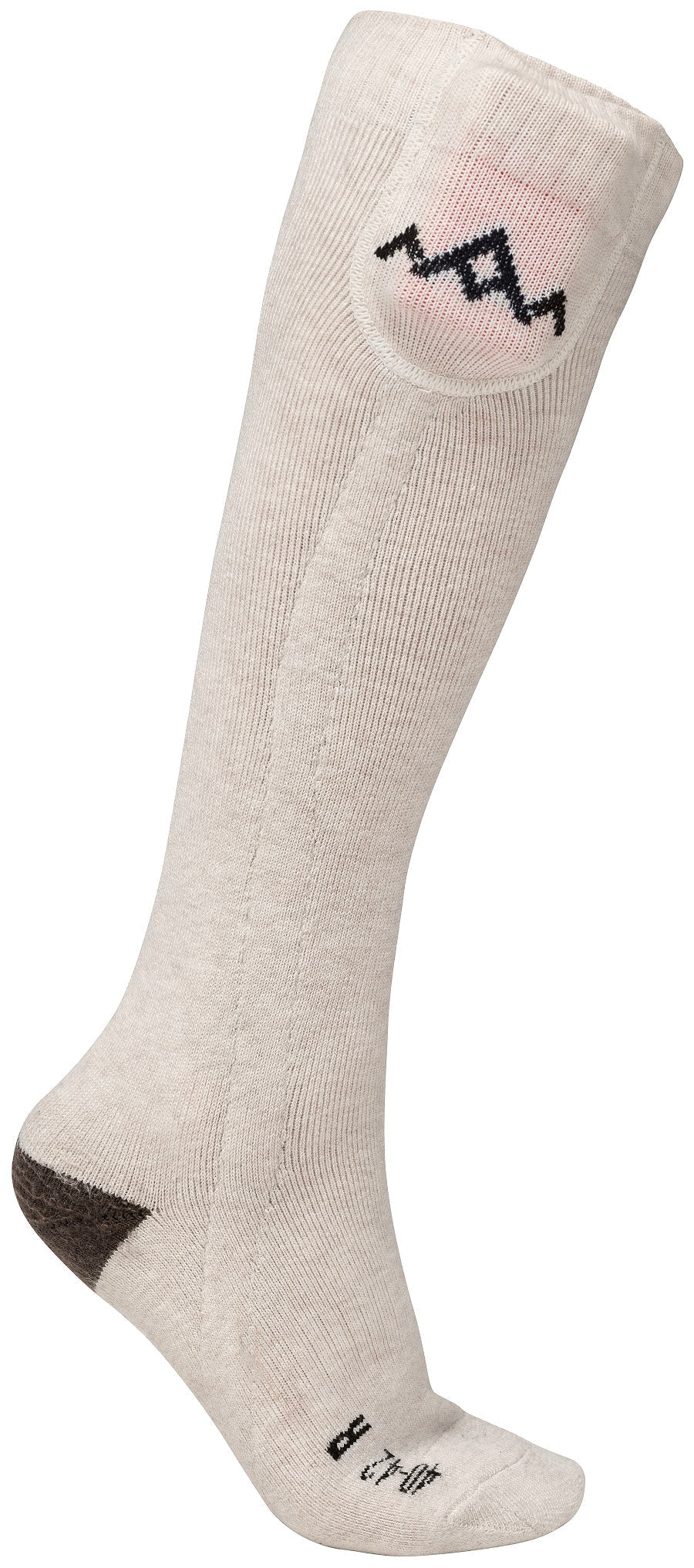 Heat Experience Heated Everyday Socks V2 L – Värmestrumpor Cream EU43–45, Med Batteri