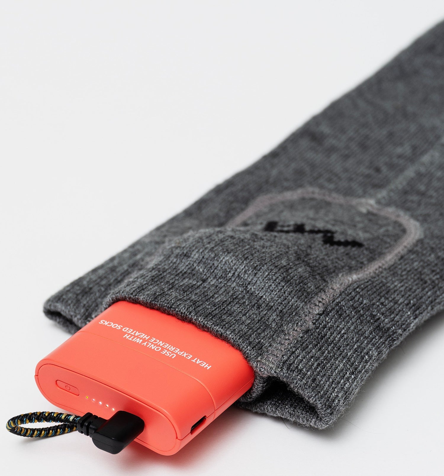 Heat Experience Heated Everyday Socks V2 S – Värmestrumpor Cream EU37–39, Med Batteri