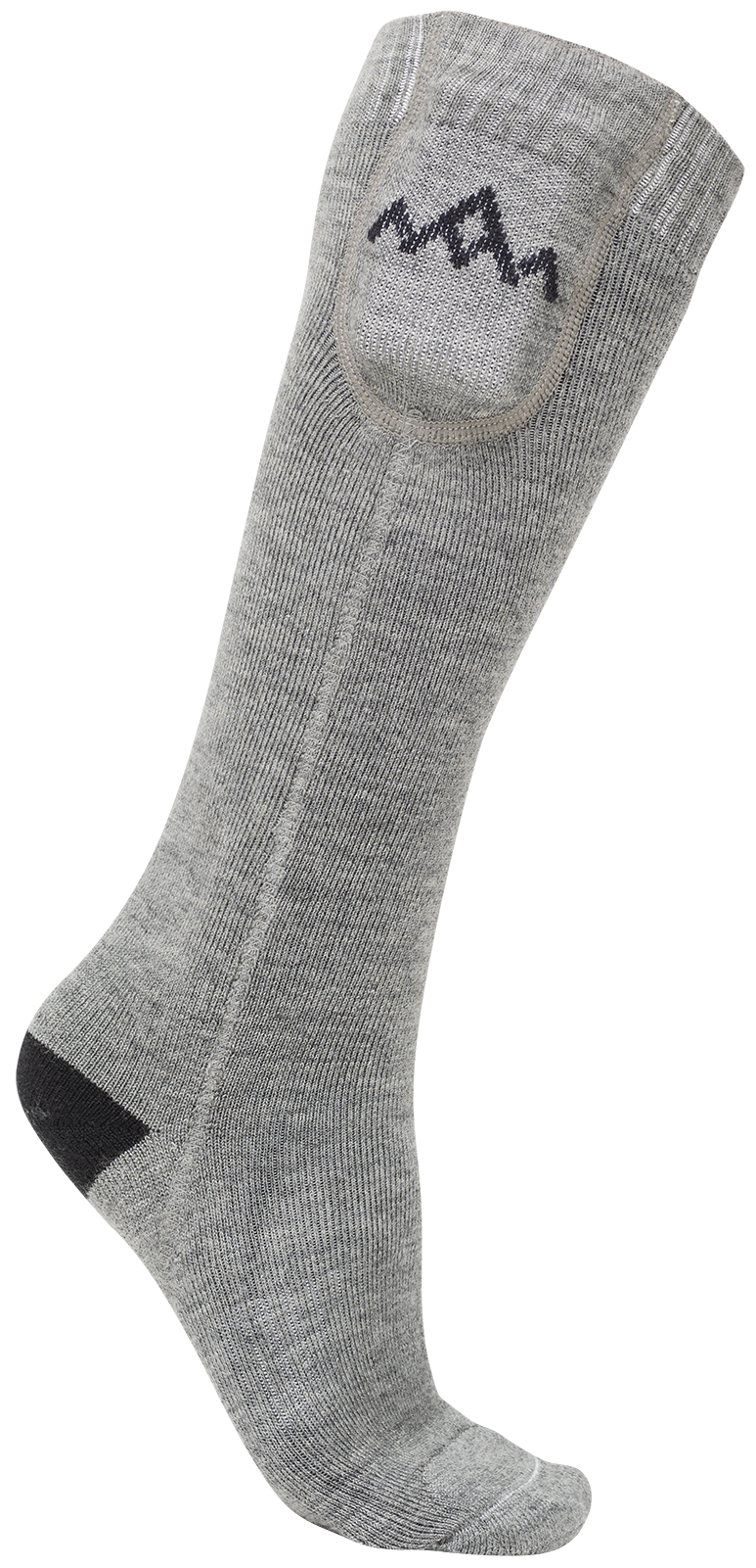 Heat Experience Heated Everyday Socks V2 S – Grå Värmestrumpor EU37–39, Med Batteri