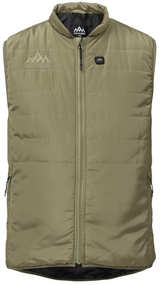 Heat Experience Heated Everyday Vest Mens M Lichen Green