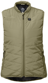 Heat Experience Heated Everyday Vest Womens XL Lichen Green
