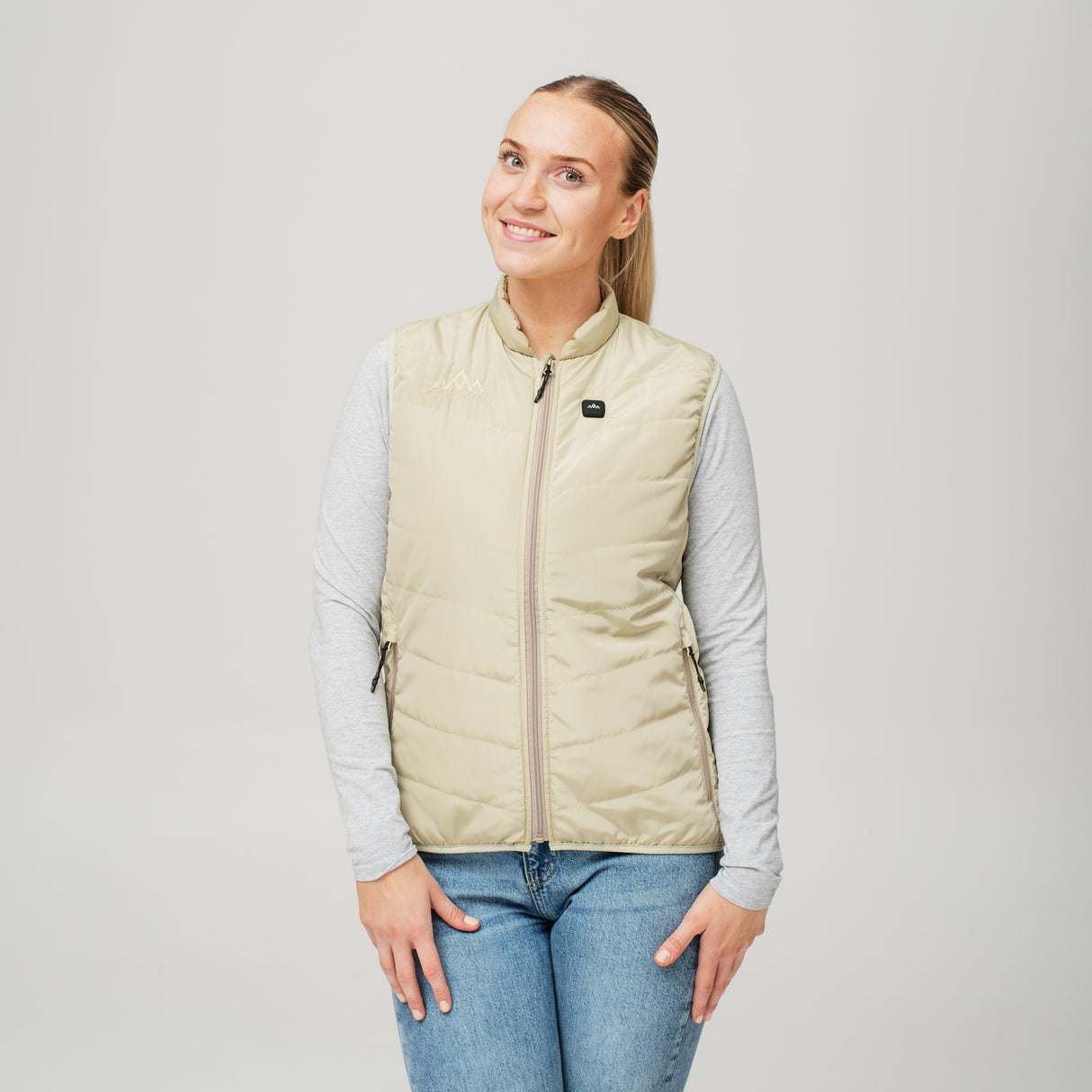 Heat Experience Heated Everyday Vest Womens XL Tidal Foam