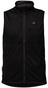 Heat Experience Heated Fleece Vest Mens S Black