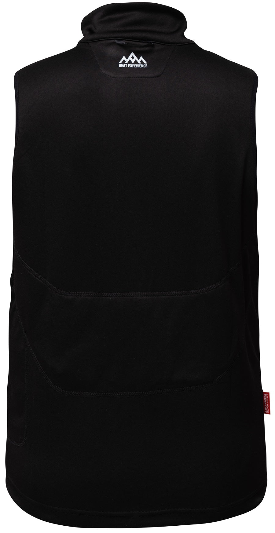 Heat Experience Heated Fleece Vest Mens S Black