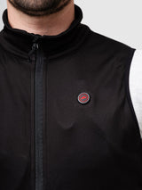 Heat Experience Heated Fleece Vest Mens XL Black
