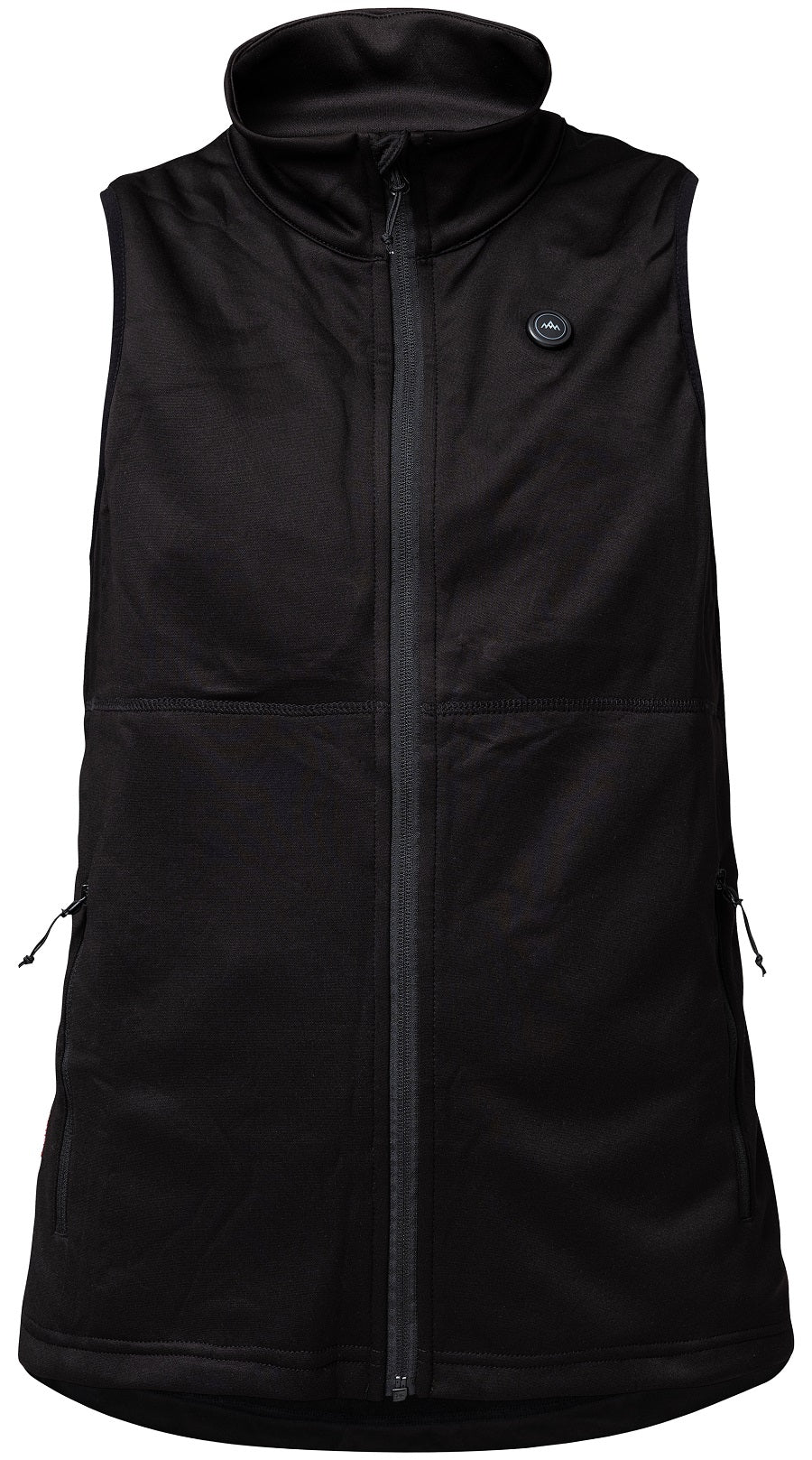 Heat Experience Heated Fleece Vest Womens M Black