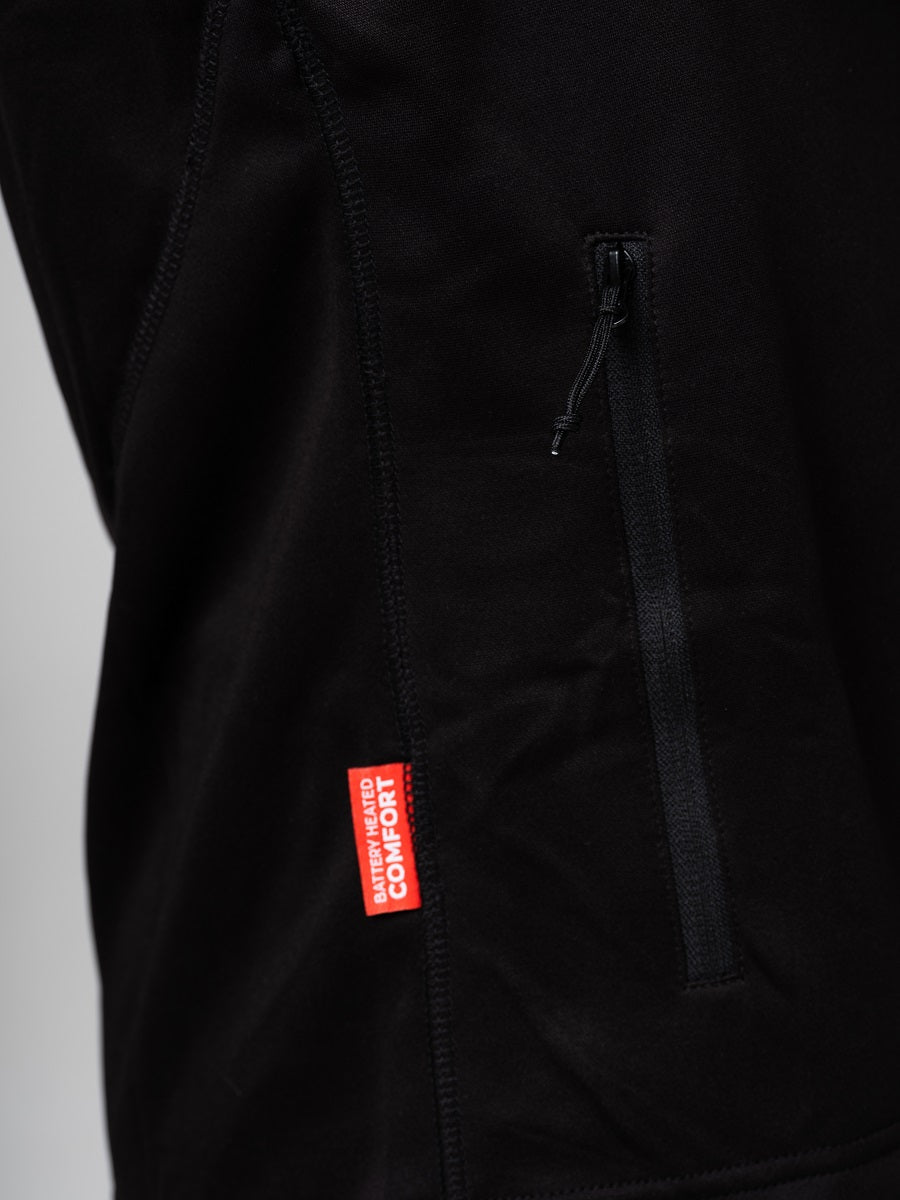 Heat Experience Heated Fleece Vest Womens XS Black