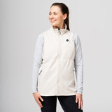 Heat Experience Heated Fleece Vest Womens XS Sand
