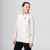 Heat Experience Heated Fleece Vest Womens XS Sand