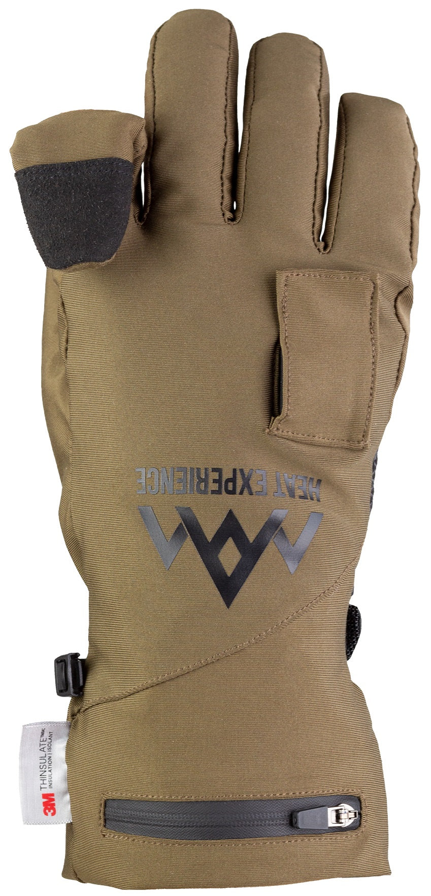 Heat Experience Heated Hunt Gloves XXL Olive Green