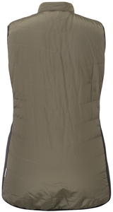 Heat Experience Heated Hunt Vest Womens L Green/Black