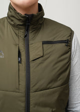 Heat Experience Heated Hunt Vest Womens V2 M Olive Green