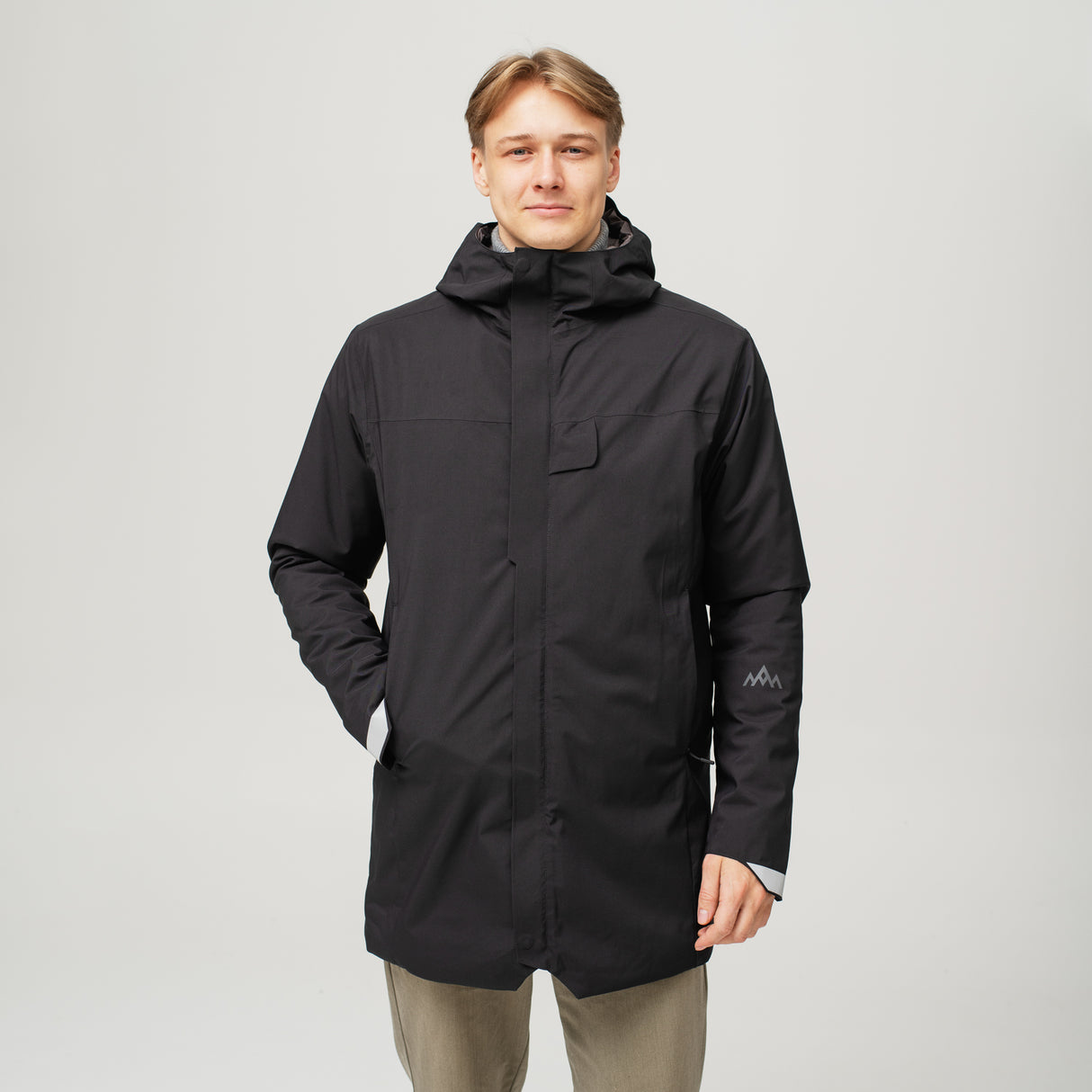 Heat Experience Heated Oslo Coat Mens XXL Black
