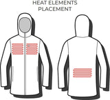 Heat Experience Heated Oslo Coat Womens XS Black