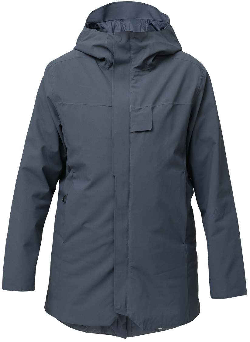 Heat Experience Heated Oslo Coat Womens XS Navy
