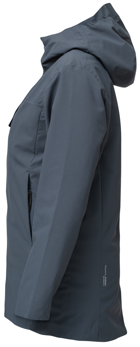 Heat Experience Heated Oslo Coat Womens M Navy