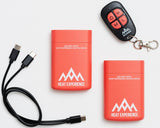Heat Experience Heated Technical Socks w/batt. M Red/Black - EU40/42