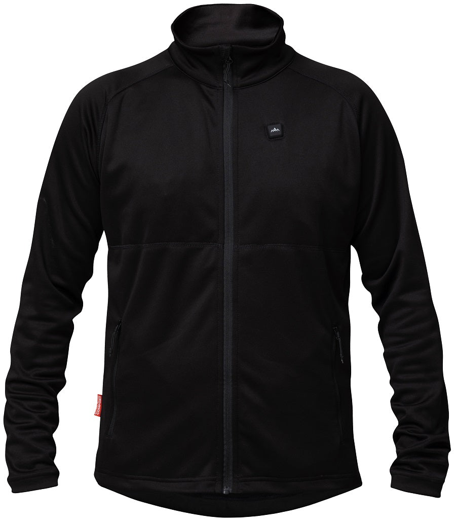 Heat Experience Heatx Heated Fleece Sweater Mens XL Black