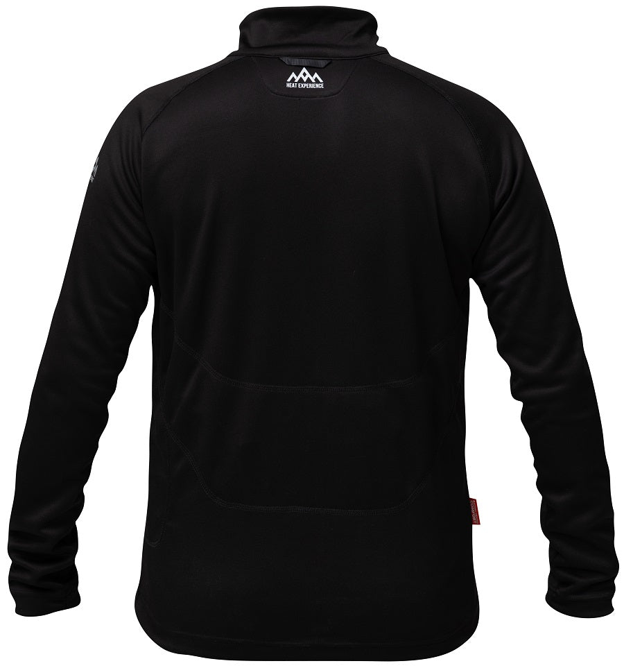 Heat Experience Heatx Heated Fleece Sweater Mens XL Black