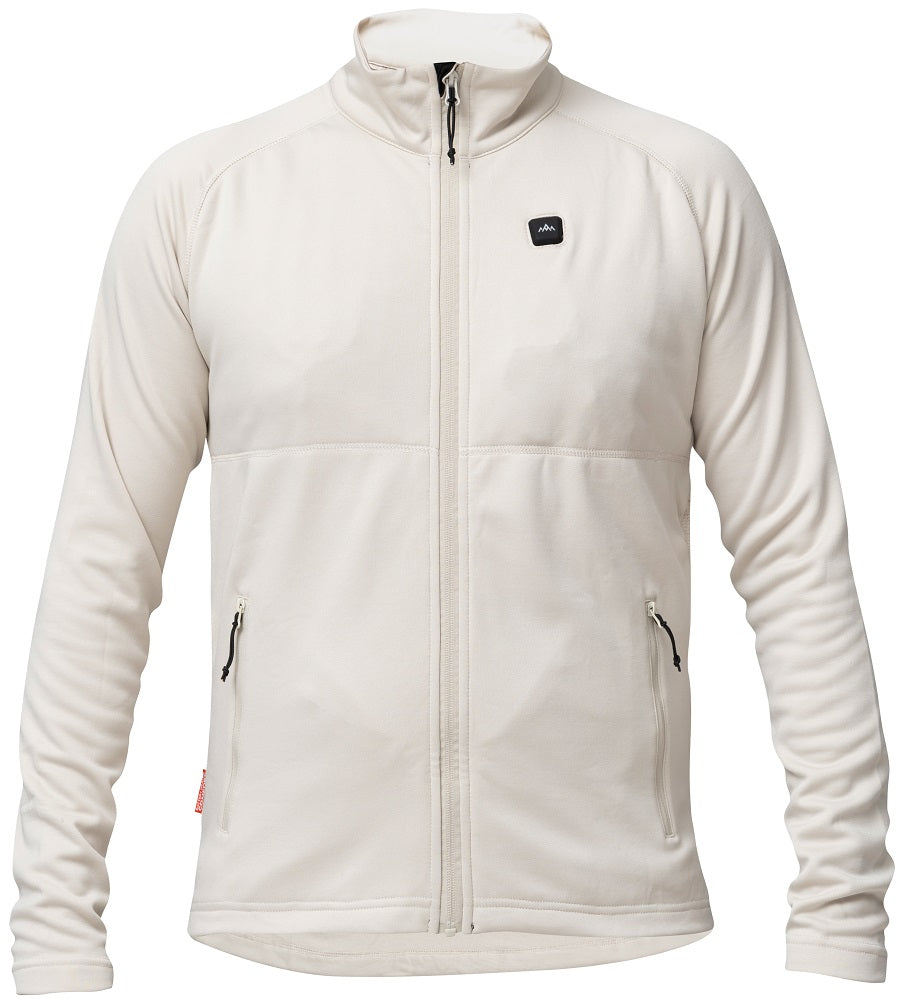 Heat Experience Heatx Heated Fleece Sweater Mens M Sand