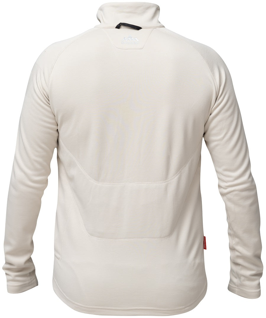 Heat Experience HeatX Heated Fleece Sweater Mens XXL – Värmetröja Sandfärgad
