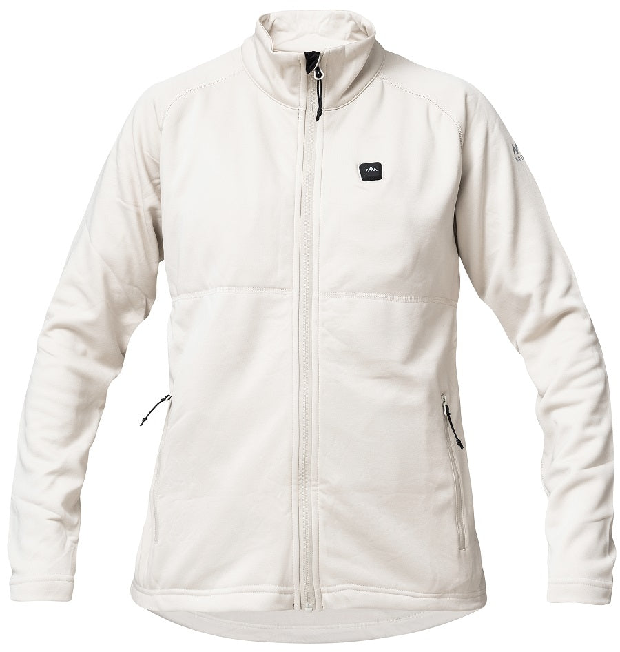 Heat Experience Heatx Heated Fleece Sweater Womens M Sand