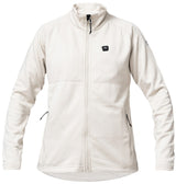 Heat Experience Heatx Heated Fleece Sweater Womens XS Sand