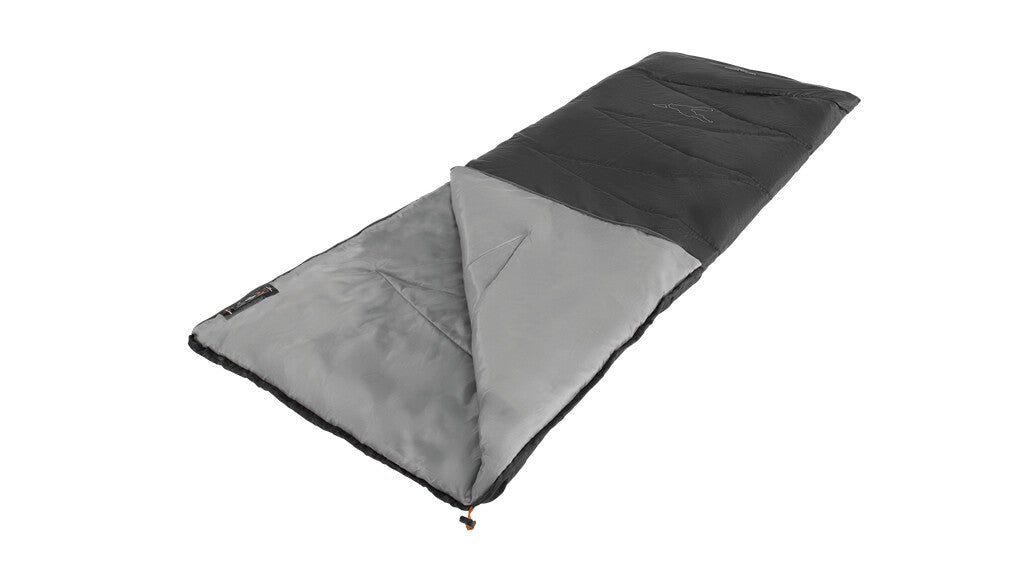 Easy Camp Starling Square Black 10°C - Left side zipper