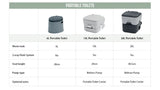 Outwell 10L Portable Toilet
