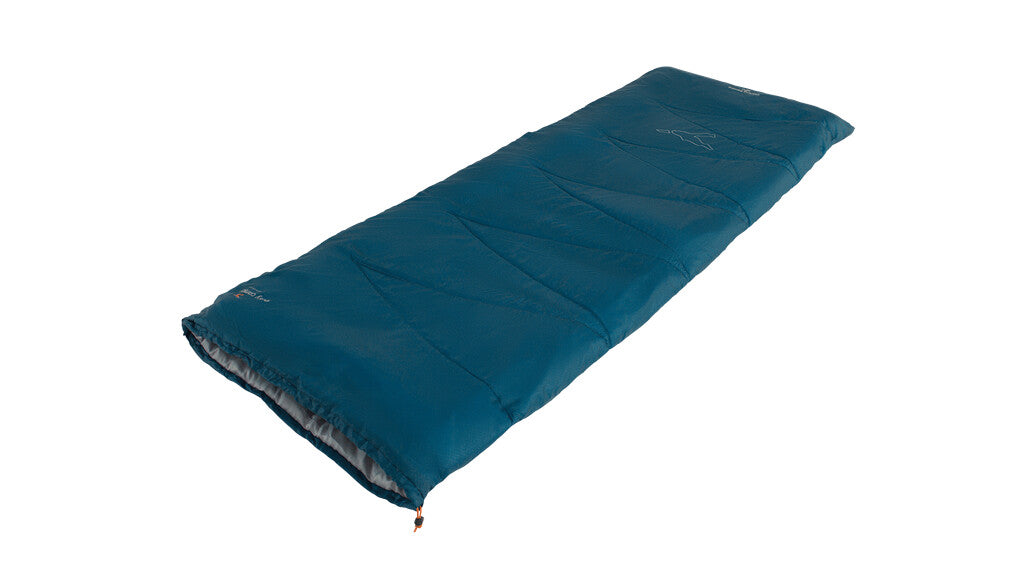 Easy Camp Starling Square Blue 10°C - Left side zipper