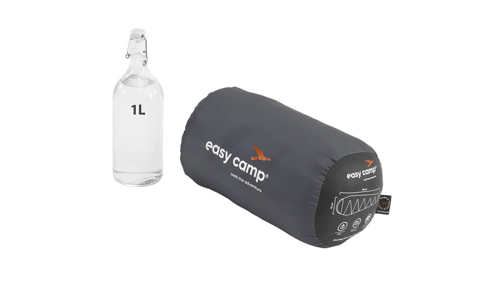 Easy Camp Starling Mummy Black 8°C - Left side zipper