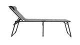 Outwell Samoa Hopfällbar Solsäng 70 x 200/214 x 49 cm Grå, Snabbtorkande