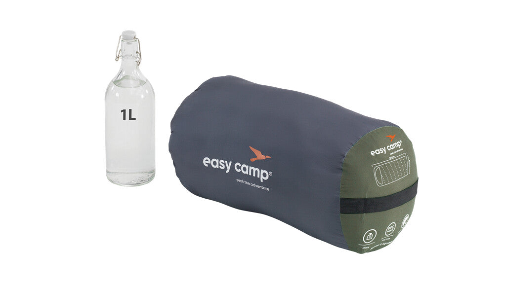 Easy Camp Raven II Square -3°C - Left side zipper
