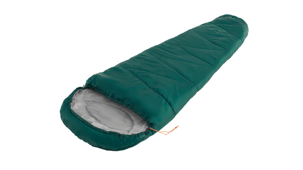 Easy Camp Starling Mummy Green 8°C - Left side zipper