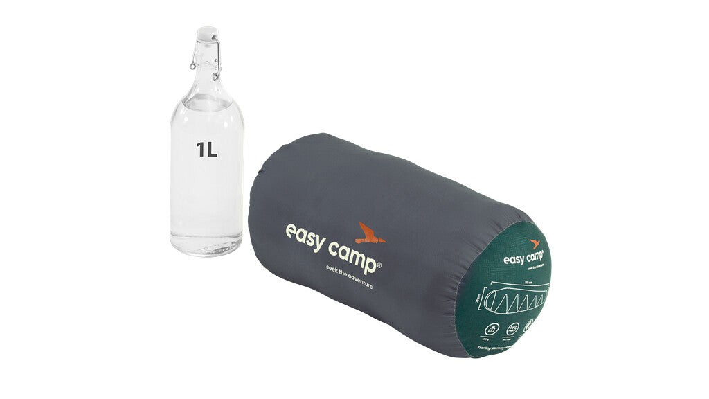 Easy Camp Starling Mummy Green 8°C - Left side zipper