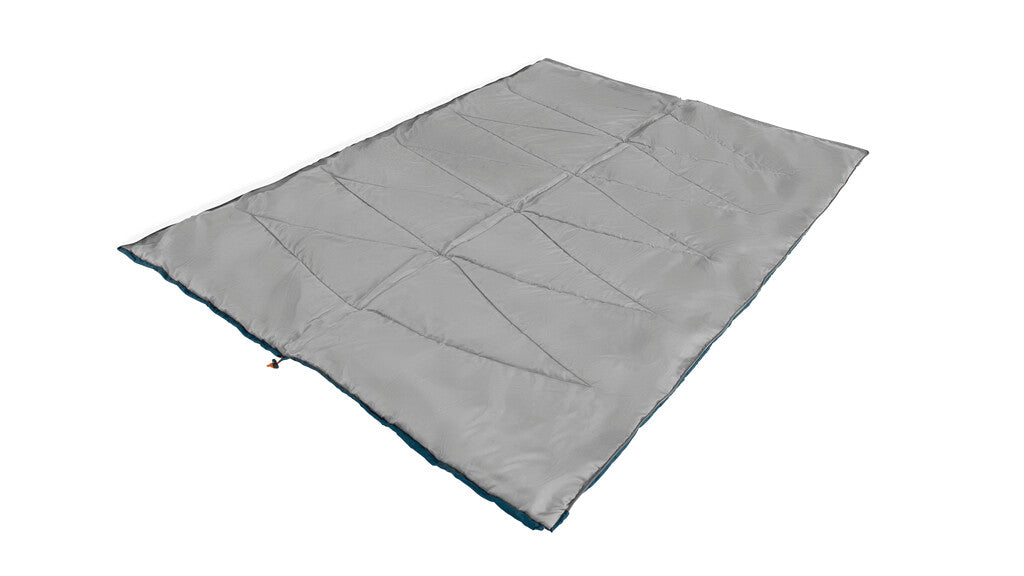 Easy Camp Starling Square Blue 10°C - Left side zipper