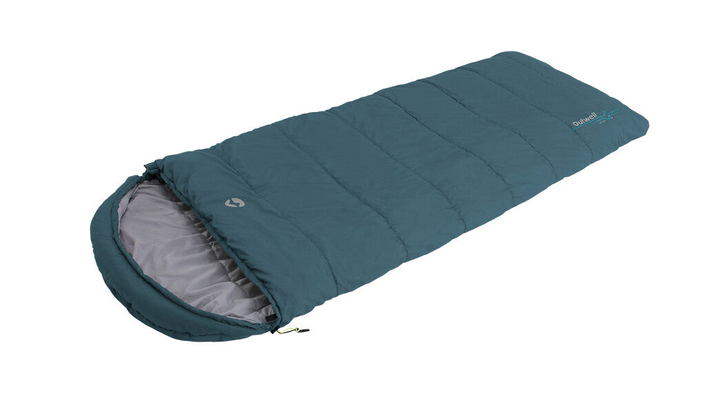 Outwell Campion Lux Teal - Left side zipper