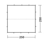 Robens Tarp 2.5 x 2.5 m Pro