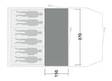 Outwell Cozy Carpet Rockwell 6 – Tältmatta