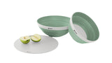 Outwell Collaps Bowl & Colander Set Shadow Green