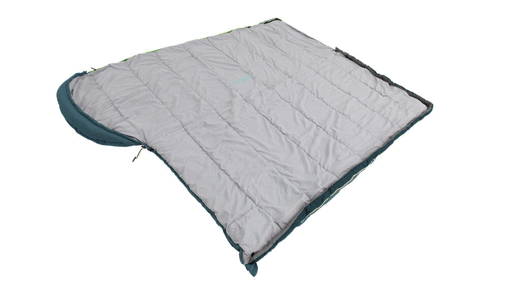 Outwell Campion Lux Teal - Left side zipper