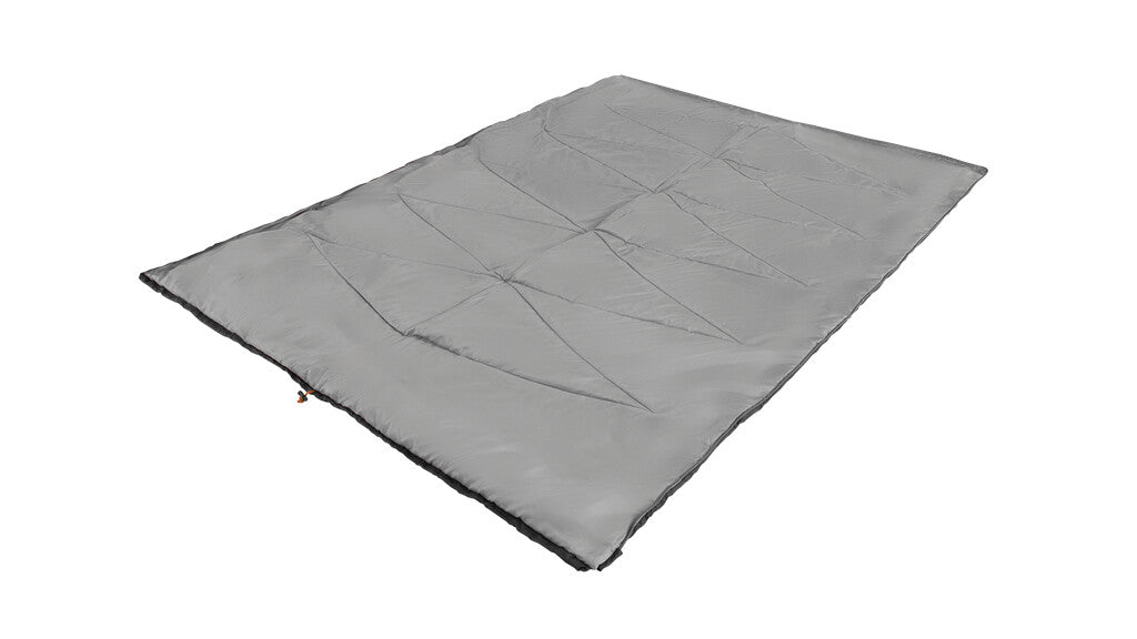 Easy Camp Starling Square Black 10°C - Left side zipper