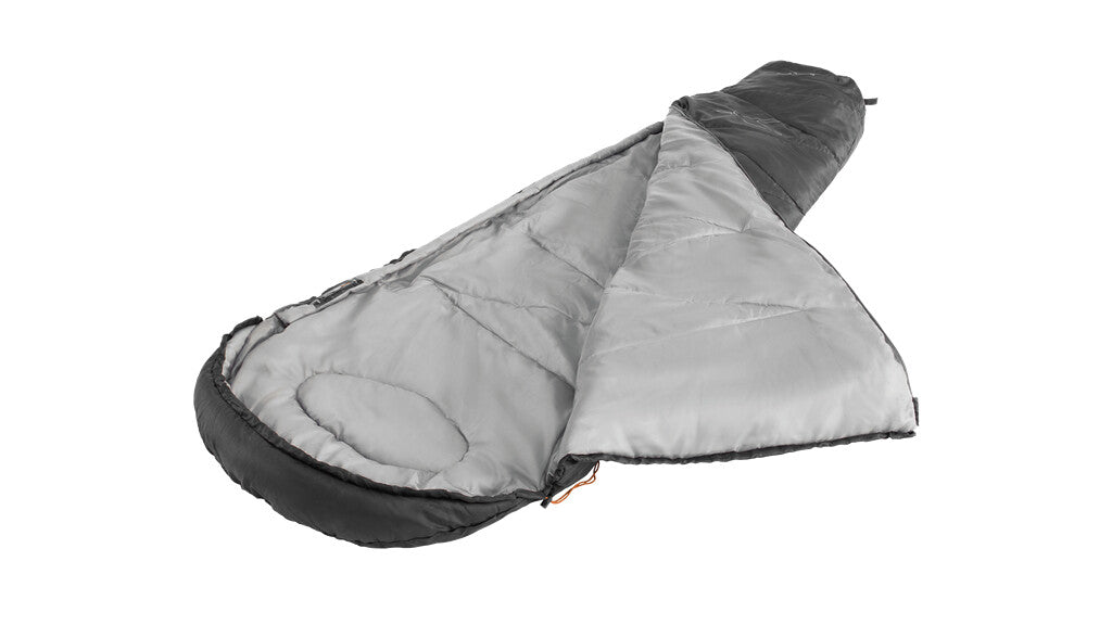 Easy Camp Starling Mummy Black 8°C - Left side zipper