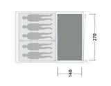 Outwell Cozy Carpet Elmdale 5PA – Tältmatta