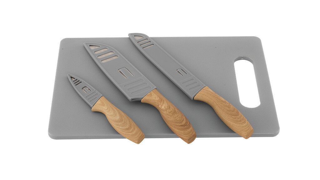 Outwell Caldas Knife Set w/Cutting Board