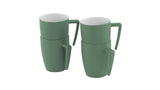 Outwell Gala 4 Person Mug Set Shadow Green