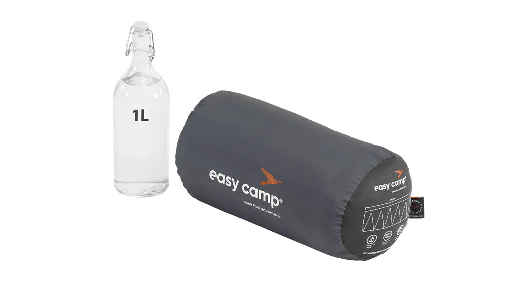 Easy Camp Starling Square Black 10°C - Left side zipper