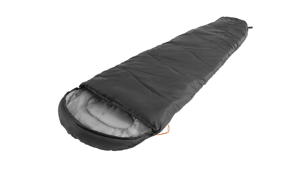Easy Camp Starling Mummy Black 8°C - Left side zipper